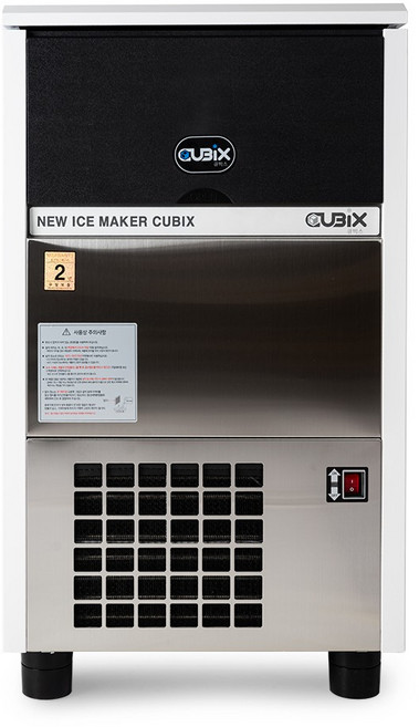 큐빅스 QX-55 업소용제빙기 55kg 대용량 카페 식당 아이스메이커 공냉식 수냉식, QX-55(55kg), 제품만 구매