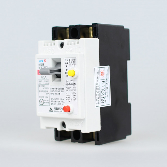 서울산전 SKE-52 누전차단기 20A 30A 40A 50A, SKE-52 50A, 1개