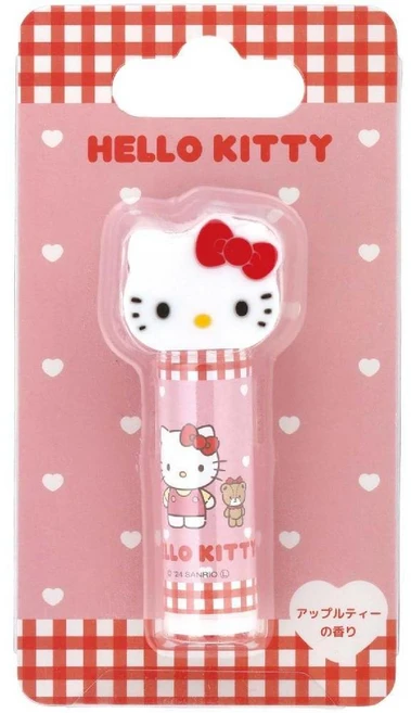 산리오 헬로 키티 보습 바셀린 포뮬러 립크림 립글로즈 선물 귀여운 아동 화장품, 1개 - 쿠팡
