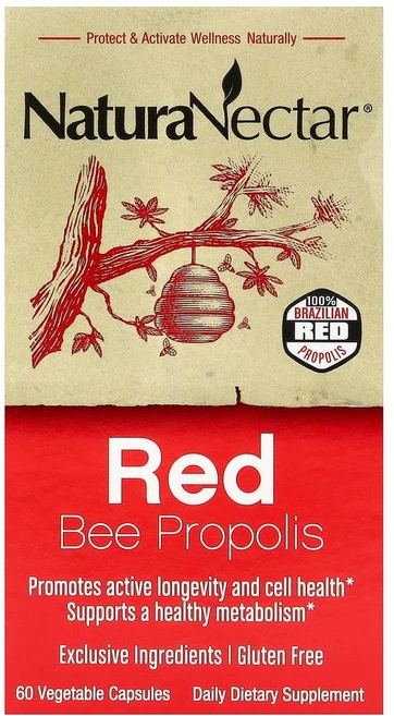 네츄라넥타 적색 꿀벌 프로폴리스 베지 캡슐 60정, 1개 - 쿠팡