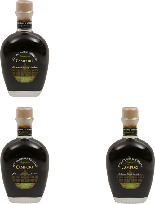 골드 유기농 모데나 발사믹 식초 (캠포리), 3개, 250ml