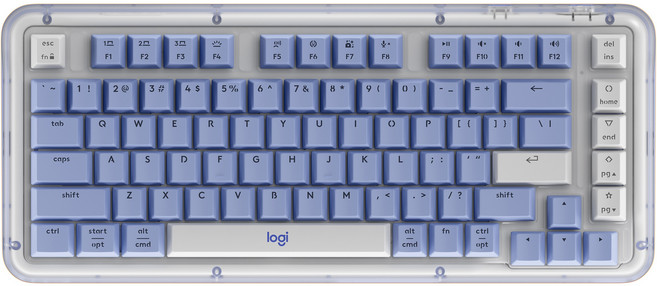 로지텍 알토 키 K75M, 블루퍼플, 대리석 축, 제조사축