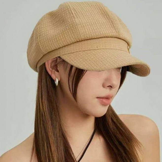 데일리 모던 클래식한 팔각 모자 입체적인 스타일