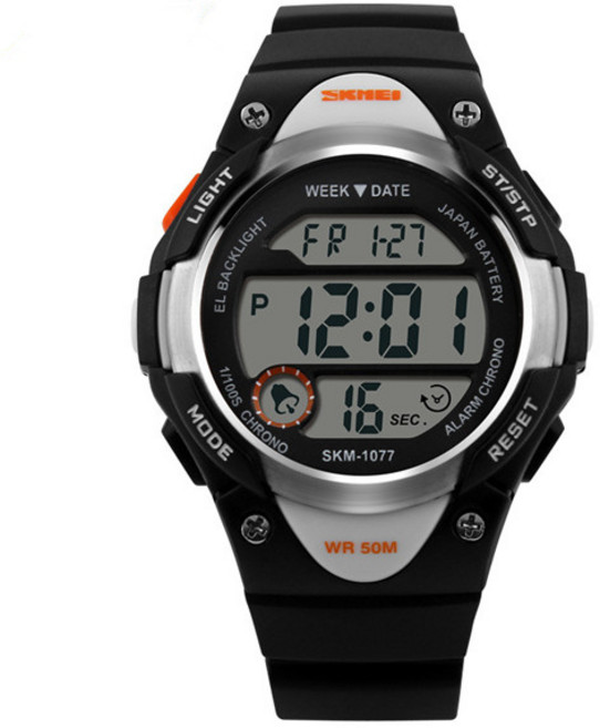 LTS 남여공용 전자 JAPAN배터리 LED라이트 패션 스포츠 전자 방수 손목시계