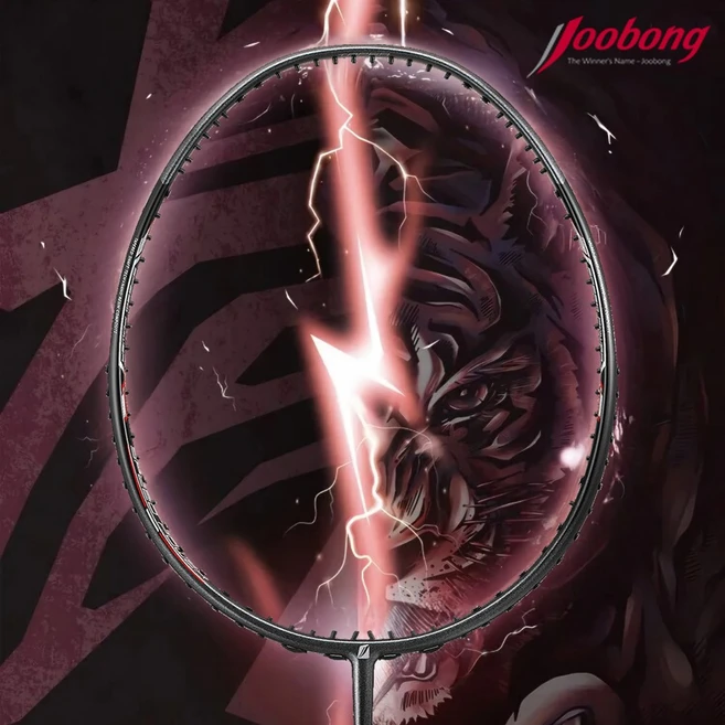 주봉 배드민턴라켓 TP505 가벼운 4U 선수용 공격형 배드민턴채 노스트링, 1개 - 쿠팡