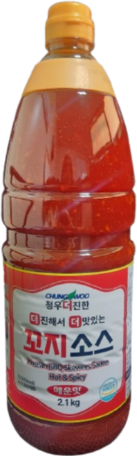 청우 더진한 꼬지소스 매운맛, 2.1kg, 1개