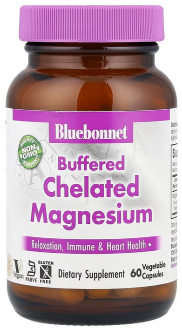 블루보넷 뉴트리션 완충형 킬레이트화 마그네슘 베지 캡슐 60정, 1개