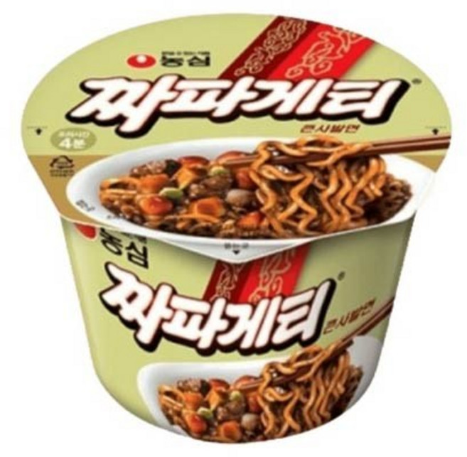 짜파게티 큰사발면 123g, 6개