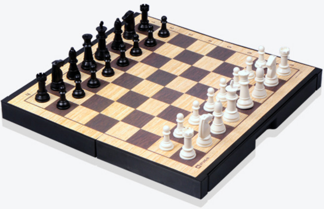 명인랜드 중형 자석 체스, 혼합색상, 1세트