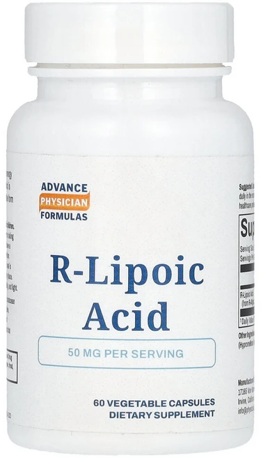 어드밴스피지션포뮬라 R-리포산 50 mg 60 캡슐, APF00042, 1개, 60정 - 쿠팡