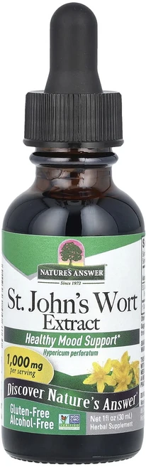 몸관리하세요 겨울입니다 Nature's Answer 세인트 존스 워트 알코올-프리 1000 mg 1 fl oz (30 ml) 특별관리진행, NaturesAnswer세인트존스워트알코올프리1000m, 1개, 30ml - 쿠팡