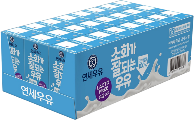 연세우유 소화가 잘되는 우유 190ml 24입, 24개