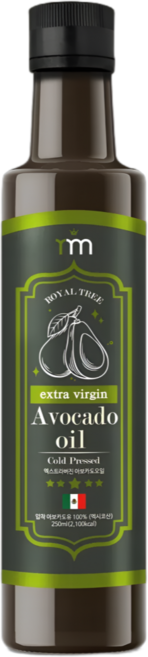 로얄트리 멕시코 최상급 HASS품종 엑스트라버진 아보카도 오일 냉압착, 1개, 250ml
