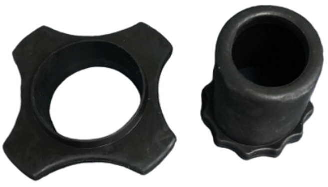 마이크 손잡이 미끄럼 방지 고무 거치대 홀더 스탠드, 방지061420CM, 1개