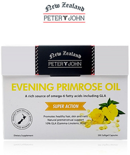 피터앤존 오메가6 감마리놀렌산 비타민E 달맞이꽃 종자유, 200정, 2박스