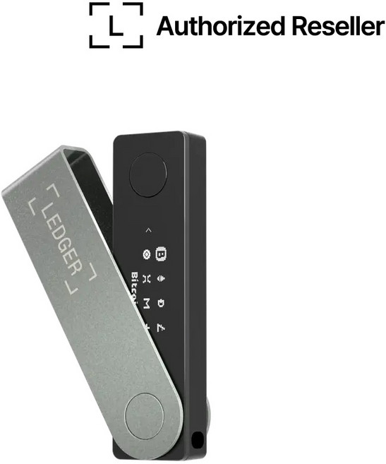[Authorized Reseller] 렛저 Ledger Nano X 비트코인지갑 가상화폐지갑 코인월렛 콜드월렛 입문자용, 블랙