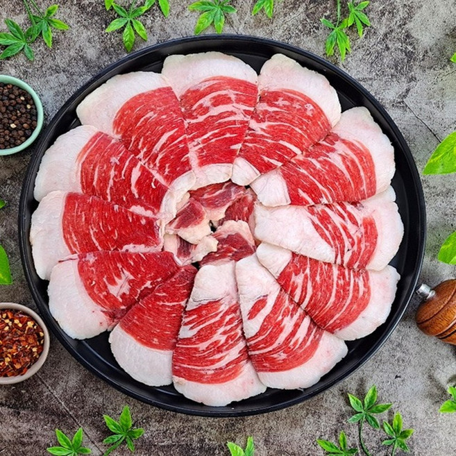 VGD 미국산 차돌박이 구이용 통두께(절단없음), 1개, 500g