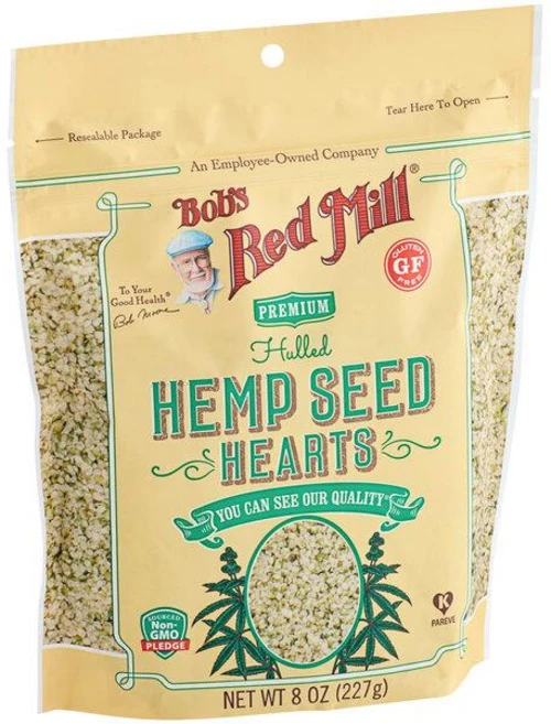 Bob's Red Mill 글루텐 프리 껍질 벗긴 햄프씨드 하트 5개입, 5개, 227g - 쿠팡