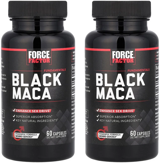 포스팩터 2개X 블랙마카 캡슐 60정, 2개 - 쿠팡