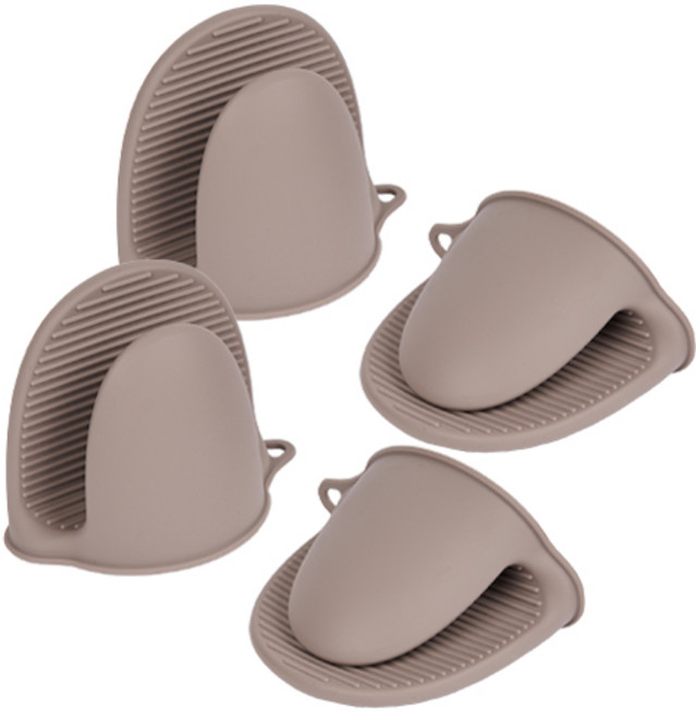 국산 실리팟 실리콘 주방 오븐 장갑 양손 세트, 토프브라운, 2세트