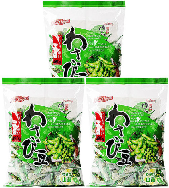 베트남 그린피스 와사비 380g/3개 와사비콩 안주 간식