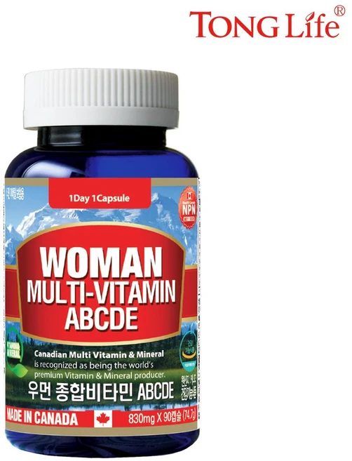 통라이프 우먼 종합비타민 ABCDE, 1개, 90정 - 쿠팡
