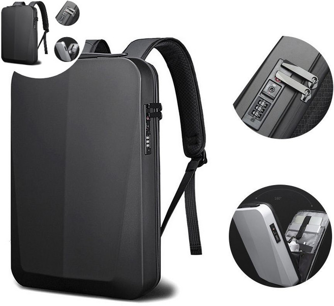 고급백팩 대학생백팩 남자직장인백팩 슬림 잠금장치 USB 백팩