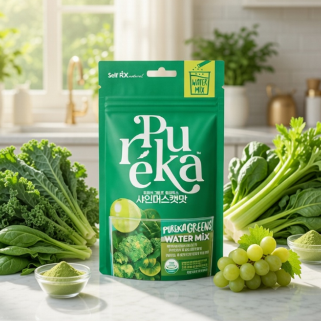 퓨레카 그린즈 워터믹스 7포 4종/크런치 2종 신제품, 1박스