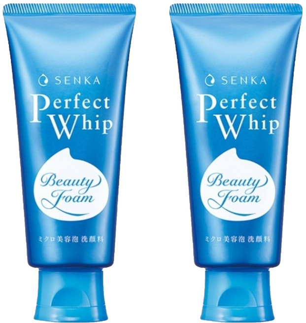 센카 퍼펙트 휩 페이셜 워시 클렌징폼, 120g, 2개