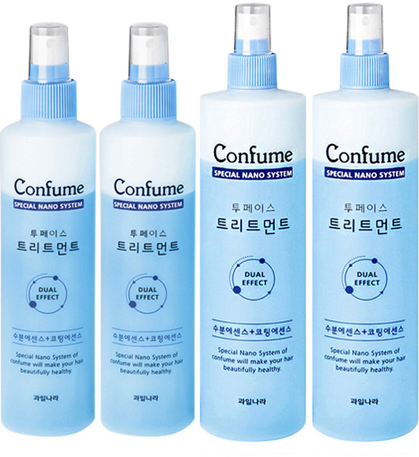 과일나라 컨퓸 투페이스 트리트먼트 530ml+250ml 세트, 2개, 780ml