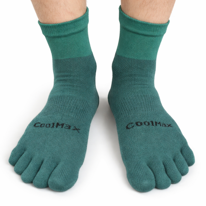 [3컬레] 런토 마라톤 러닝 고급 쿨맥스 발가락양말