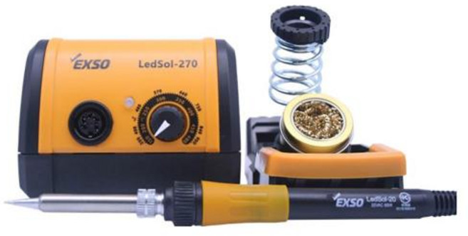 엑소 온도조절용인두기세트 LEDSOL-270(아날로그), 1개