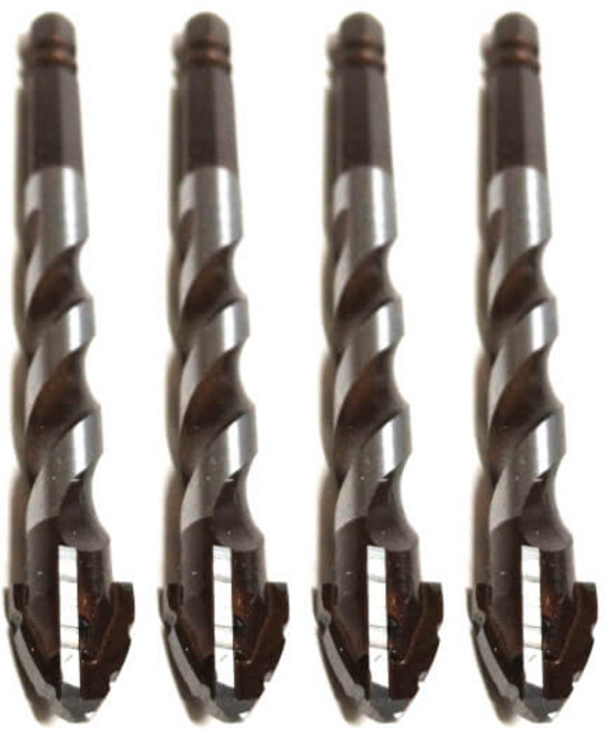 멀티 화살 타일 기리 4날 10mm x4 탭 드릴 비트 목재 콘크리트 철판 기리 콘기리, 4개