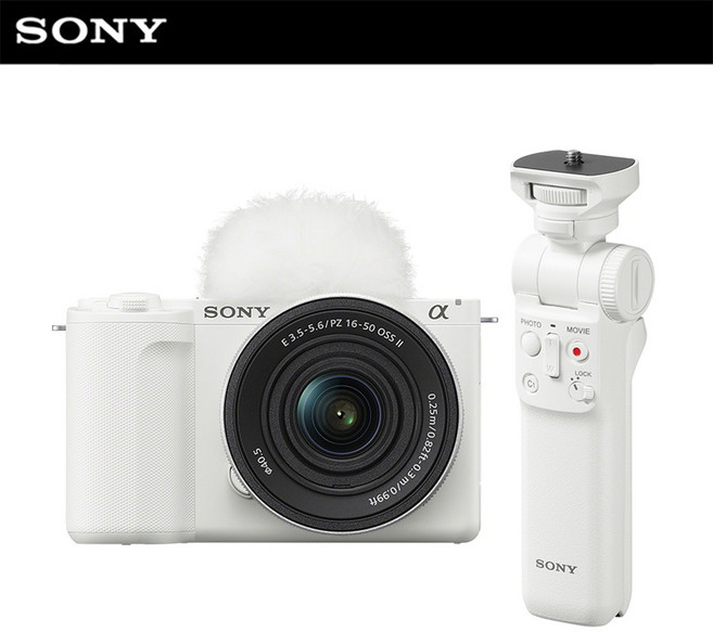 소니 공식대리점 카메라 ZV-E10M2K 화이트 (SELP16502 렌즈킷) + GP-VPT2BT 슈팅그립 브이로그 알파, 단품
