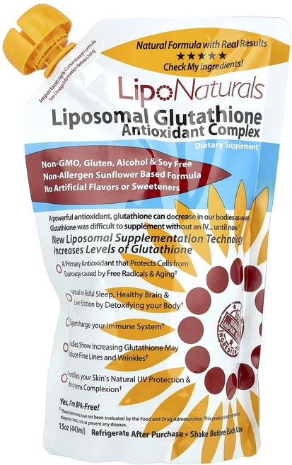 Lipo Naturals Setria가 함유된 리포소말 글루타치온 항산화제 복합체 443ml(15oz), LipoNaturalsSetria가함유된리포소말글루, 1개 - 쿠팡
