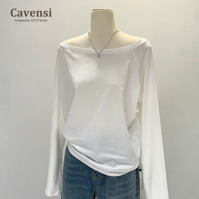 Cavensi 露肩長袖上衣