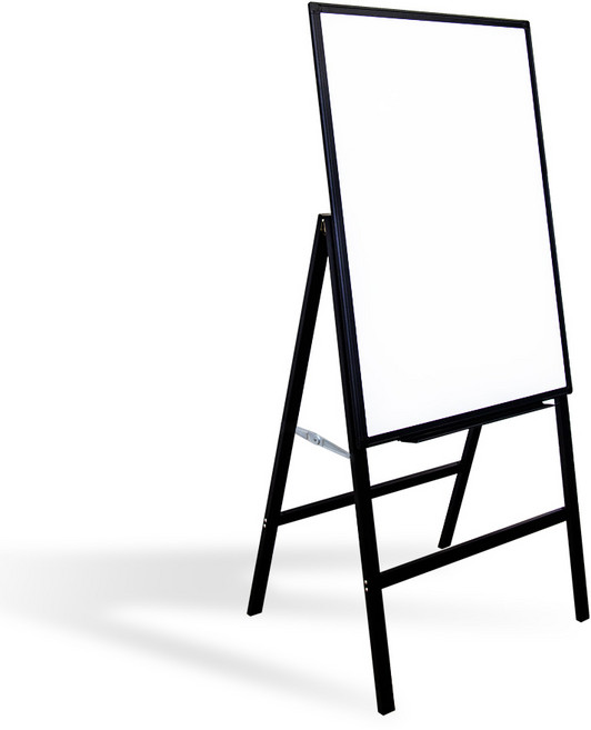 접이식 화이트보드 스탠드형 접이식 칠판 이동식보드 이젤형 6090, 1개