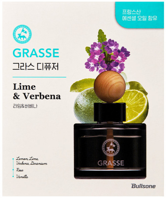 불스원 프리미엄 그라스 차량용 디퓨저, 라임&버베나, 2개