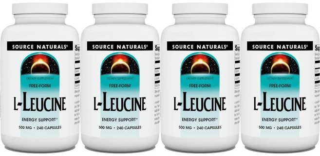 Source Naturals 소스내추럴스 엘 류신 500mg 캡슐, 240정, 4개 - 쿠팡