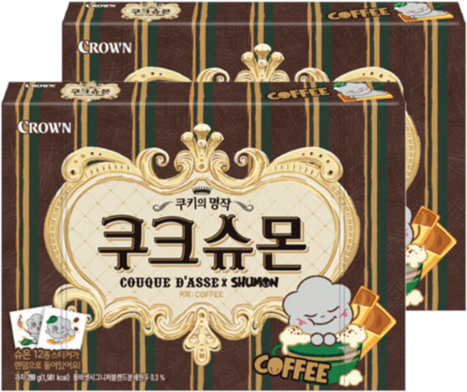 쿠크다스 쿠크슈몬 커피, 289g, 2개