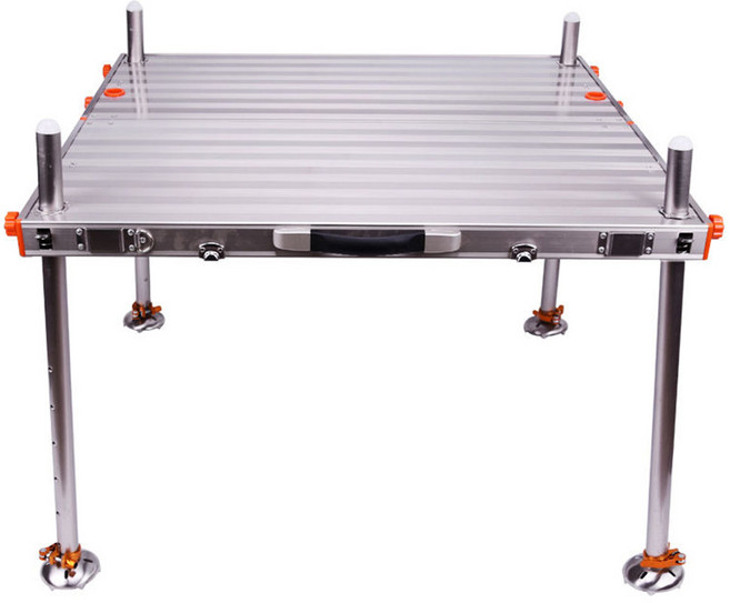 좌대 민물좌대 중층 낚시 발판 세트, 120x90cm(다리1.1m)