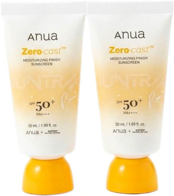 아누아 제로캐스트 데일리 투명 수분 선크림 더블 기획세트, 2개, 50ml - 쿠팡