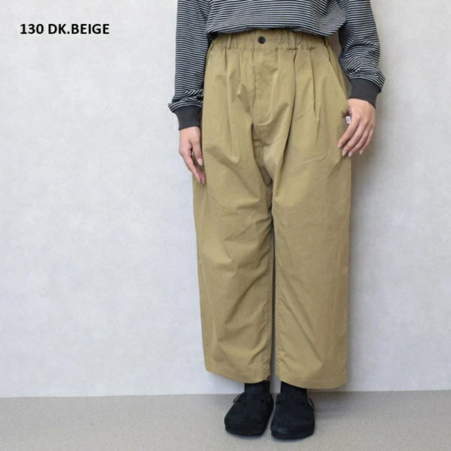 단톤 여성용 턱 와이드 이지 팬츠 2025AW DT-E0212CNO