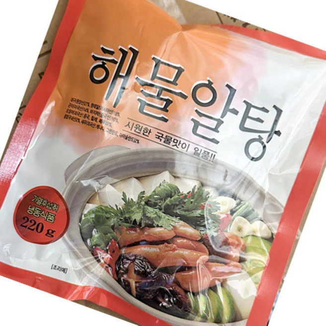 업소용 밀키트 해물알탕(남양 냉동 220g) X30