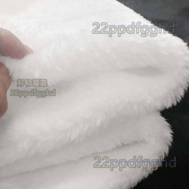 展示櫃毛絨布 拍照背景布 飾品櫃台墊布 白色毛絨布, 純白色,鎖邊40*40cm