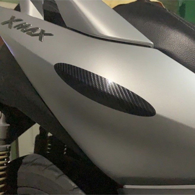 XMAX TMXA 포르자 PCX 오토바이 제꿍 커버업 카본스티커, 1개, 카본