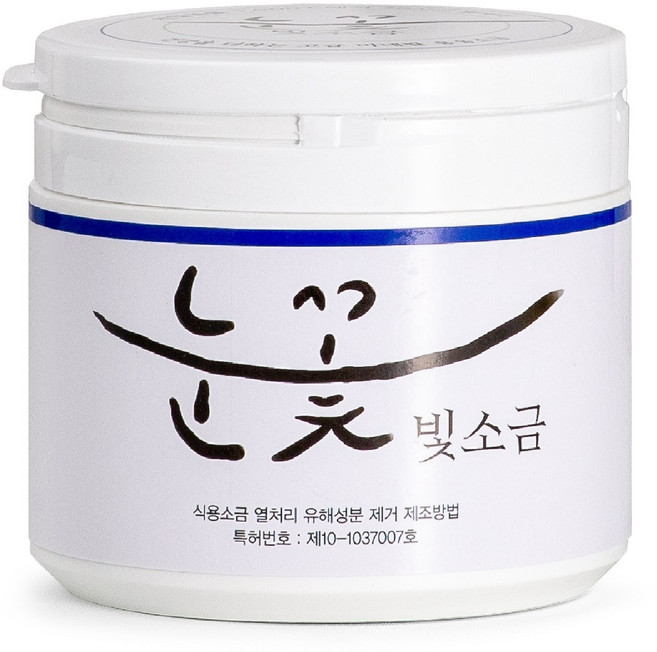 눈꽃빛 미네랄 용융소금 1000도 천일염 소금물 알칼리 소금, 500g, 1개