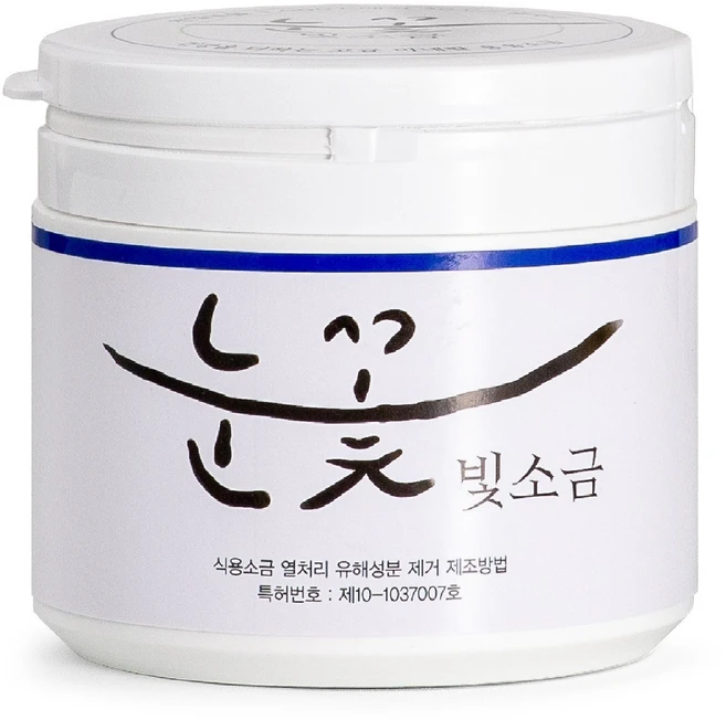 눈꽃빛 미네랄 용융소금 1000도 천일염 소금물 알칼리 소금, 500g, 1개 - 쿠팡