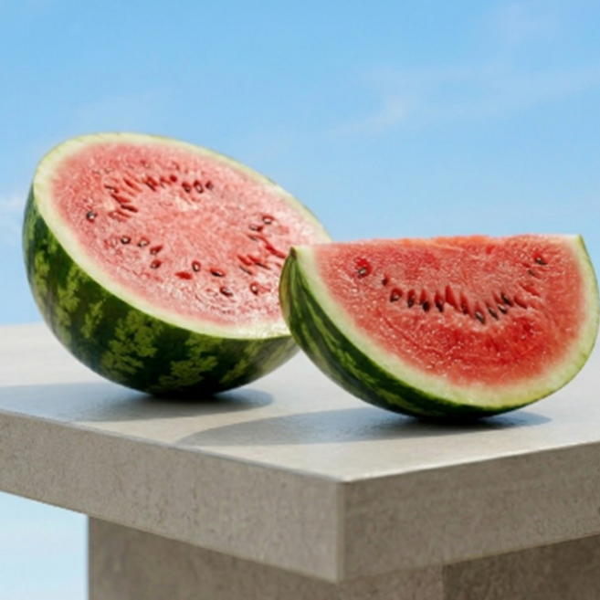 [민생안정] 고당도 산지직송 하우스수박, 1개, 6kg