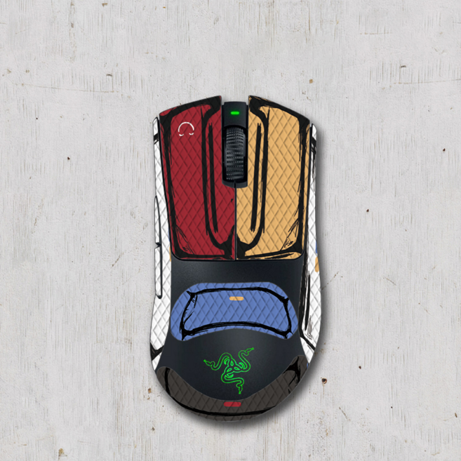 라나야 레이저 데스에더 V4 프로 전용 마우스 그립테이프 V3 Pro 호환, 1개, 0 0 7